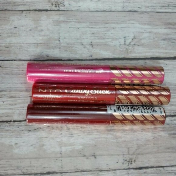 NYX Candy Slick  Lip Color Lot of 3 - Picture 3 of 3